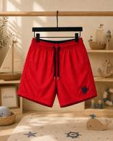Bicolor Boys Swim PLAIN - Poppy Red
