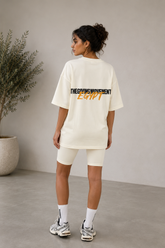 Unisex -Oversized Egypt Print T-Shirt - B Grade