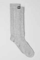 Unisex Scrunch Sock - Grey