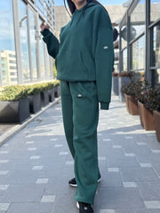 Oversized Straight Leg Sweatpant - Winter Ivy