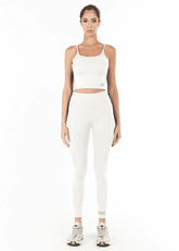 27 inch High Rise Legging - Off white