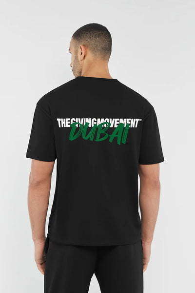 Oversized Dubai Print T-Shirt