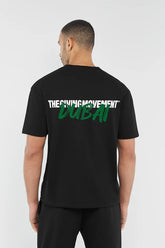 Oversized Dubai Print T-Shirt