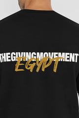 Oversized Egypt Print T-Shirt