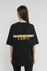 Oversized Egypt Print T-Shirt