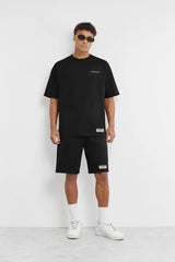 Oversized Surf Wave Print T-Shirt