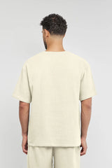 Organic Crinkled Cotton Oversized T-Shirt - Men