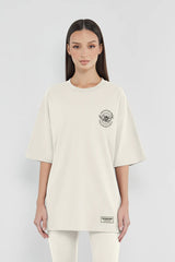 Oversized Wings Motif T-Shirt