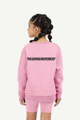 Teens Oversized Sweatshirt - Unisex / Prism Pink