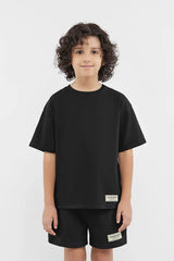 Kids Oversized T-Shirt - Unisex/ Black