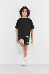 Kids Oversized T-Shirt - Unisex/ Black