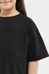 Kids Oversized T-Shirt - Girls/Black