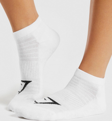 Gym Chark Trainer Socks \ white