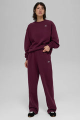 Accolade Straight Leg Sweatpant - Men/Burgundy