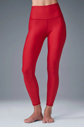 7/8 High-Waist Airlift Legging - Dark Red