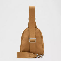 Everywhere Sling Bag Small 2L - Caramel Beige/ Silver