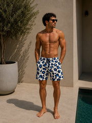Vilebrequin Blue Leopard Swim Shorts