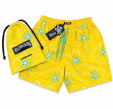 Vilebrequin Cobalt Turtle Swim Shorts - Yellow/Boys