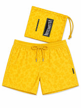 Vilebrequin White Turtle Swim Shorts - Yellow 2/Boys