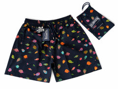Vilebrequin Swim Shorts - BLACK/Fish /Men R95
