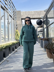 Oversized Heavy Weight Hoodie - Winter Ivy