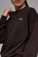 Accolade Crew Neck Pullover - Men/ Espresso Noir