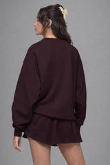 Accolade Crew Neck Pullover - Femen/ Deep Fig