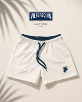 Bicolor Men Swim Water Reactive - White