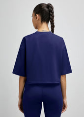 Boxy Light Softskin100© T-Shirt - Navy