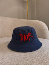 Dior Embroidered Bucket Hat – Navy
