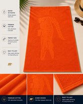 Lacoste Beach Towel - Orange