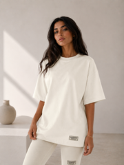 Unisex - Oversized Layered Print T-Shirt - C Grade