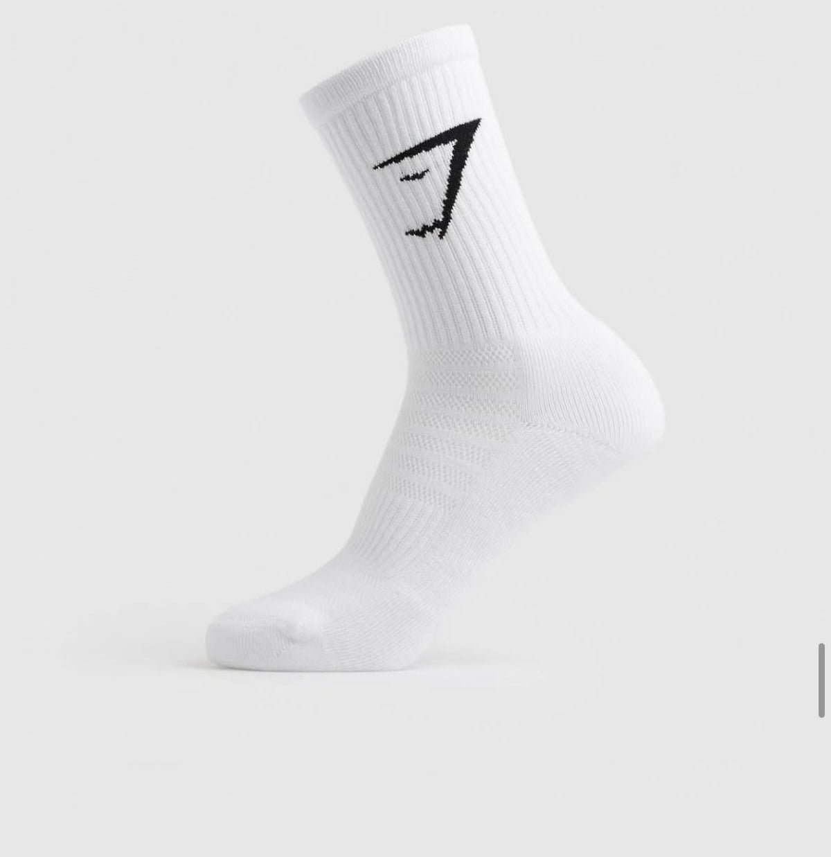 Gymshark Crew Socks - Unisex/ White