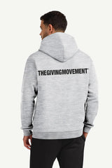 TGM Oversized Hoodie - Men/ Grey Marl