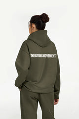TGM Oversized Hoodie - Women/ Olive