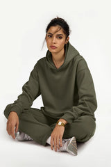 TGM Oversized Hoodie - Women/ Olive