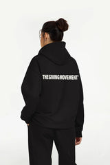 TGM Oversized Hoodie - Women/ Pitch Black