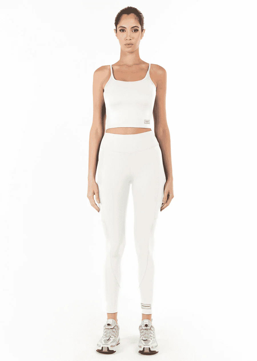 27 inch High Rise Legging - Off white