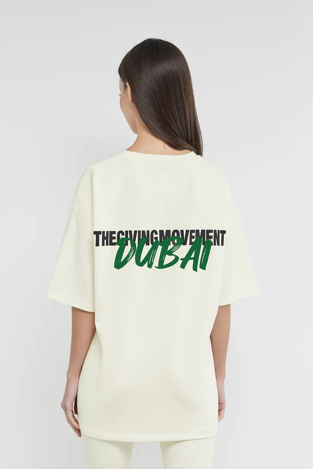 Oversized Dubai Print T-Shirt