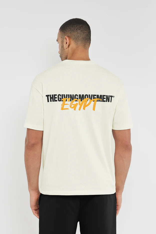 Oversized Egypt Print T-Shirt