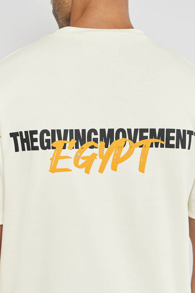 Oversized Egypt Print T-Shirt