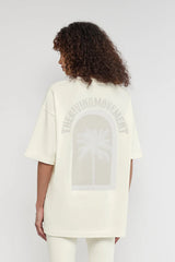 Oversized Palm Print T-Shirt