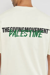 Oversized Palestine Print T-Shirt