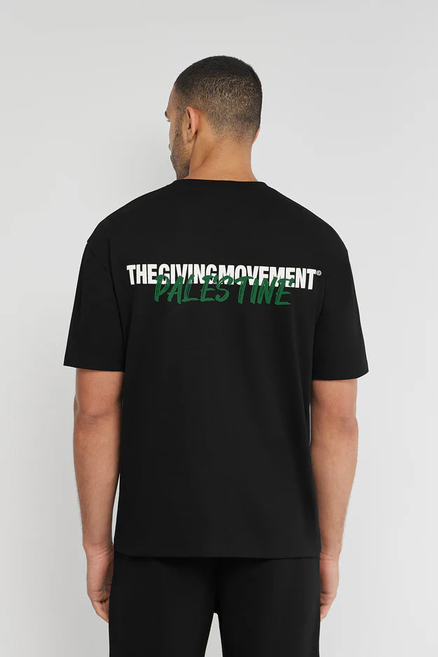 Oversized Palestine Print T-Shirt