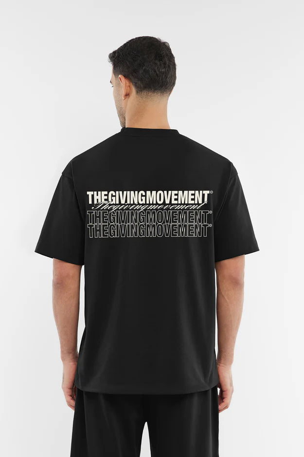 Oversized Layered Print T-Shirt