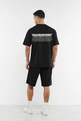 Oversized Layered Print T-Shirt