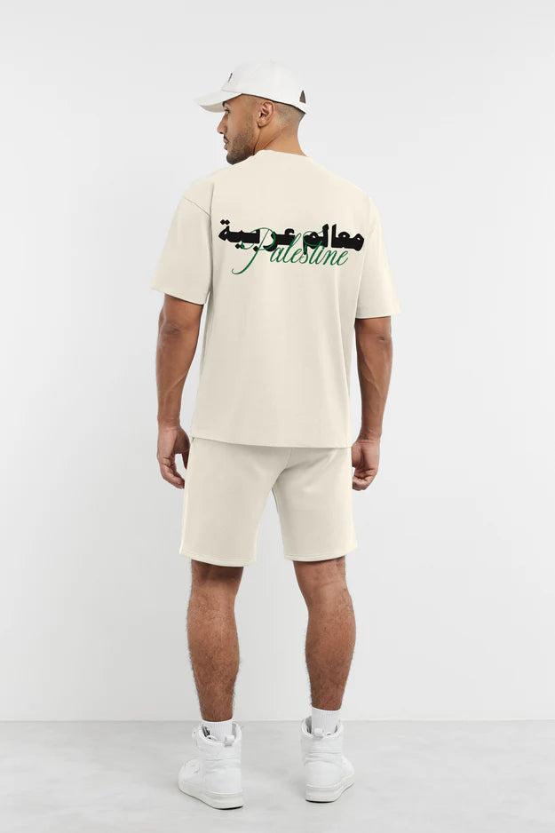 Oversized Palestine Print T-Shirt