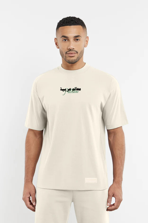 Oversized Palestine Print T-Shirt