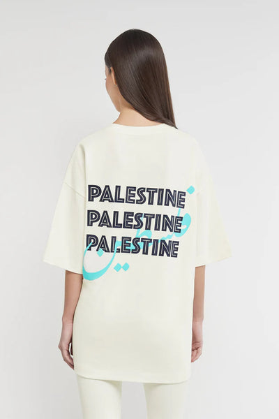 Oversized Palestine Graphic T-Shirt