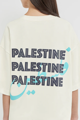 Oversized Palestine Graphic T-Shirt